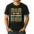 Dad Of The Birthday Boy Gamer Pixel Birthday Party Matching Men's Casual T-Shirt Black