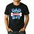Dad Of The Birthday Boy Matching Dog Family Birthday Party Men's Casual T-Shirt Black