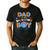 Dad Of The Birthday Boy Matching Family Blippy Men's Casual T-Shirt Black