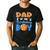 Dad Of The Birthday Boy Milk And Cookies 1 Year Old Men's Casual T-Shirt Black