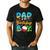 Dad Of The Birthday Boy Ofishally One Family Matching Party Men's Casual T-Shirt Black