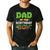 Dad Of The Birthday Boy Pixel Gamer Party Matching Family Men's Casual T-Shirt Black