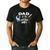 Dad Of The Birthday Boy Space Astronaut Birthday Family Men's Casual T-Shirt Black