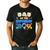 Dad Of The Birthday Boy Two The Moon Space Family Matching Men's Casual T-Shirt Black