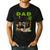 Dad Of The Birthday Boy Wild Zoo Theme Safari Party Men's Casual T-Shirt Black