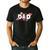Dad Of The Birthday Boys Space Astronaut 1st Birthday Family Men's Casual T-Shirt Black