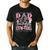 Dad Of The Birthday CowGirl Rodeo CowGirl Birthday Men's Casual T-Shirt Black Dad Of The Birthday CowGirl Rodeo CowGirl Birthday Men's Casual T-Shirt Black