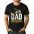 Dad Birthday Crew Construction Men's Casual T-Shirt Black