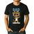 Dad Of The Birthday Girl Boy Cheetah Men's Casual T-Shirt Black