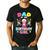 Dad Of The Birthday Girl Candy Family Bday Party Men's Casual T-Shirt Black