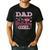 Dad Of The Birthday Girl Cute Pink Matching Family Party Men's Casual T-Shirt Black