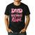 Dad Of The Birthday Girl Family Pink Coquette Bow Men's Casual T-Shirt Black Dad Of The Birthday Girl Family Pink Coquette Bow Men's Casual T-Shirt Black