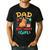 Dad Of The Birthday Girl Kids Cute Capybara Bday Family Men's Casual T-Shirt Black