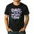 Dad Of The Birthday Girl Kpop Family Matching Party Men's Casual T-Shirt Black