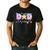 Dad Of The Birthday Girl One-Der The Sea Family Matching Men's Casual T-Shirt Black