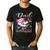 Dad Of The Birthday Girl Rolling Skate Family Matching Men's Casual T-Shirt Black