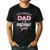Dad Of The Birthday Girl Shirt Winter Onederland Family Men's Casual T-Shirt Black