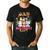 Dad Of The Birthday Girl Zoo Theme Animal Party Safari Cool Men's Casual T-Shirt Black