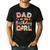 Dad Of The Birthday Ice Cream Family Matching Party Men's Casual T-Shirt Black