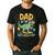 Dad Of The Birthday Party Outfit Dinosaur Squad Daddy Men's Casual T-Shirt Black