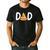 Dad Birthday Pizza 1st Birthday Pizza Family Matching Men's Casual T-Shirt Black