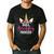 Dad Of The Birthday Princess Father Unicorn Birthday Men's Casual T-Shirt Black