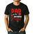 Dad Of The Birthday Princess Strawberry Theme Bday Party Men's Casual T-Shirt Black Dad Of The Birthday Princess Strawberry Theme Bday Party Men's Casual T-Shirt Black