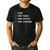 For Dad Birthday From Son Daughter Cool Small Men's Casual T-Shirt Black