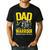 Dad Of A Childhood Cancer Warrior Childhood Cancer Awareness Men's Casual T-Shirt Black