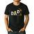Dad Construction Excavator Family Matching Bday Party Men's Casual T-Shirt Black