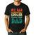 My Dad Is Cooler Than Your Dad Groovy Son Daughter Dad Men's Casual T-Shirt Black My Dad Is Cooler Than Your Dad Groovy Son Daughter Dad Men's Casual T-Shirt Black