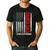 Dad Dance She Get It From Me Proud Dancer Dad USA Flag Men Men's Casual T-Shirt Black