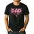 Dad Est 2026 Logo Daddy 2026 Soon To Be New Father 2026 Men's Casual T-Shirt Black