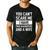 Dad Father You Cant Scare Me I Have Two Daughters And A Wife Men's Casual T-Shirt Black