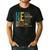 Dad Fathers Day Christian Jesus He Is Smart Brave Men's Casual T-Shirt Black