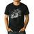 Dad Of Four Toddler Kids Fathers Day Fist Bump Family Men's Casual T-Shirt Black