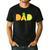 Dad Fruitarian Lover Summer Father Fruit Slice Men's Casual T-Shirt Black