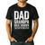Dad Grandpa Great Grandpa Shirt I Just Keep Getting Better Men's Casual T-Shirt Black