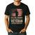 Im A Dad Grandpa And A Veteran Nothing Scares Me Veteran Men's Casual T-Shirt Black