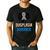 Dad Of A Hip Dysplasia Warrior Beige Blue Hip Dysplasia Men's Casual T-Shirt Black