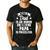 Being A Dad Is An Honor Being A Papa Is Priceless Men's Casual T-Shirt Black