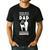 Dad Who Has a Karate Daughter Dad & Daughter Men's Casual T-Shirt Black