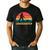 Dad Lawn Mowing Grassquatch Bigfoot Mower Garden Men's Casual T-Shirt Black