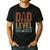 Dad Level Unlocked Father To Be New Daddy Men's Casual T-Shirt Black