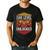 Dad Level Unlocked Gaming Gamer Father Video Games Men's Casual T-Shirt Black