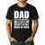 Dad The Man Who Has Everything But Hair Father's Day Men's Casual T-Shirt Black Dad The Man Who Has Everything But Hair Father's Day Men's Casual T-Shirt Black