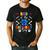 Dad And Mom Of The Birthday Boy Dog Paw Family Matching Men's Casual T-Shirt Black