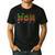 Dad And Mom Of The Birthday Boy Pixel Game Matching Family Men's Casual T-Shirt Black