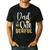 Dad Of Mr Onederful 1st Birthday First One-Derful Matching Men's Casual T-Shirt Black