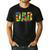 Dad Parent Brick Master Builder Building Blocks Set Family T Men's Casual T-Shirt Black